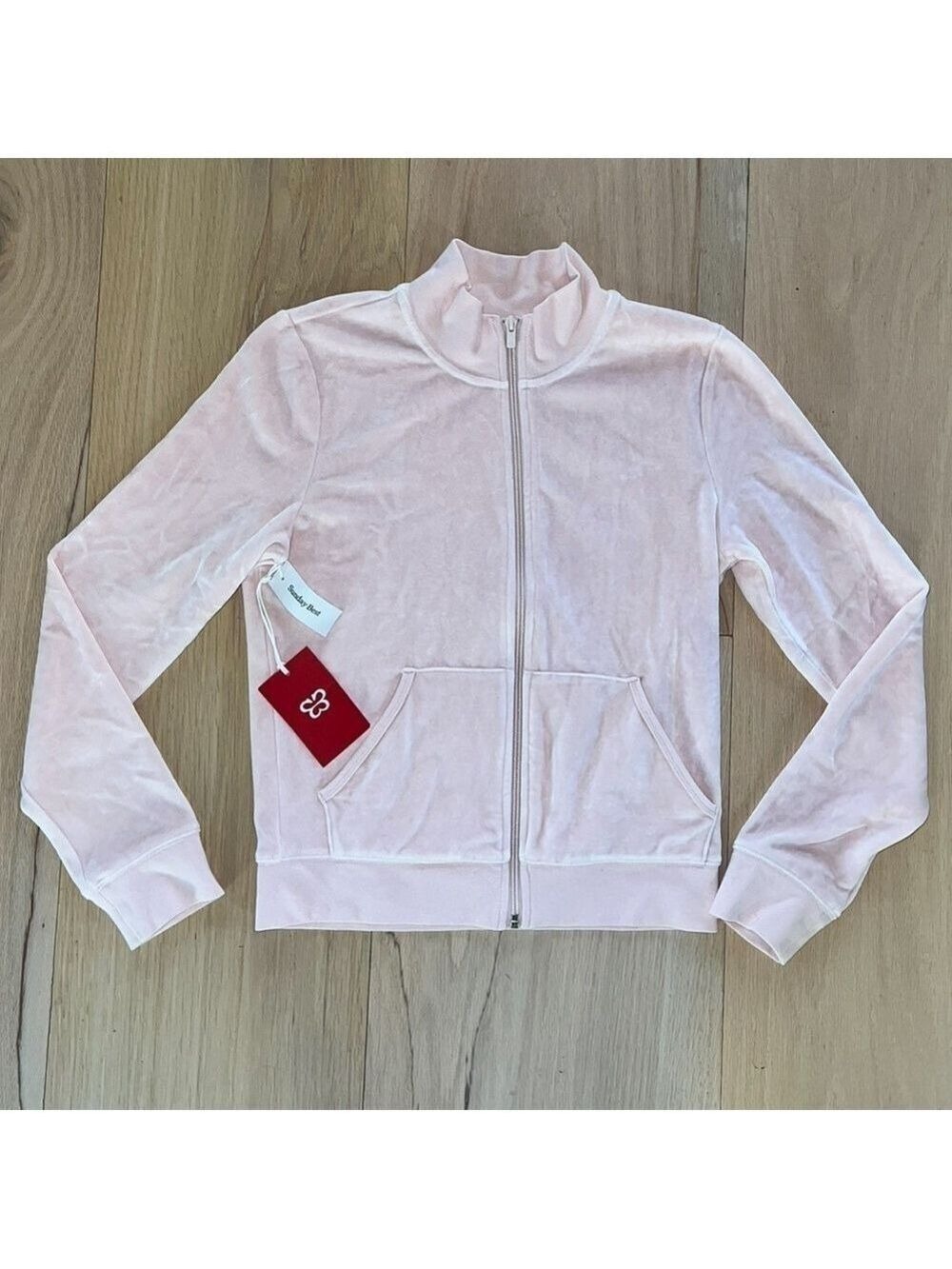 Sunday Best Kiera Pink Aritzia Zip-Up Jacket Size Medium NWT